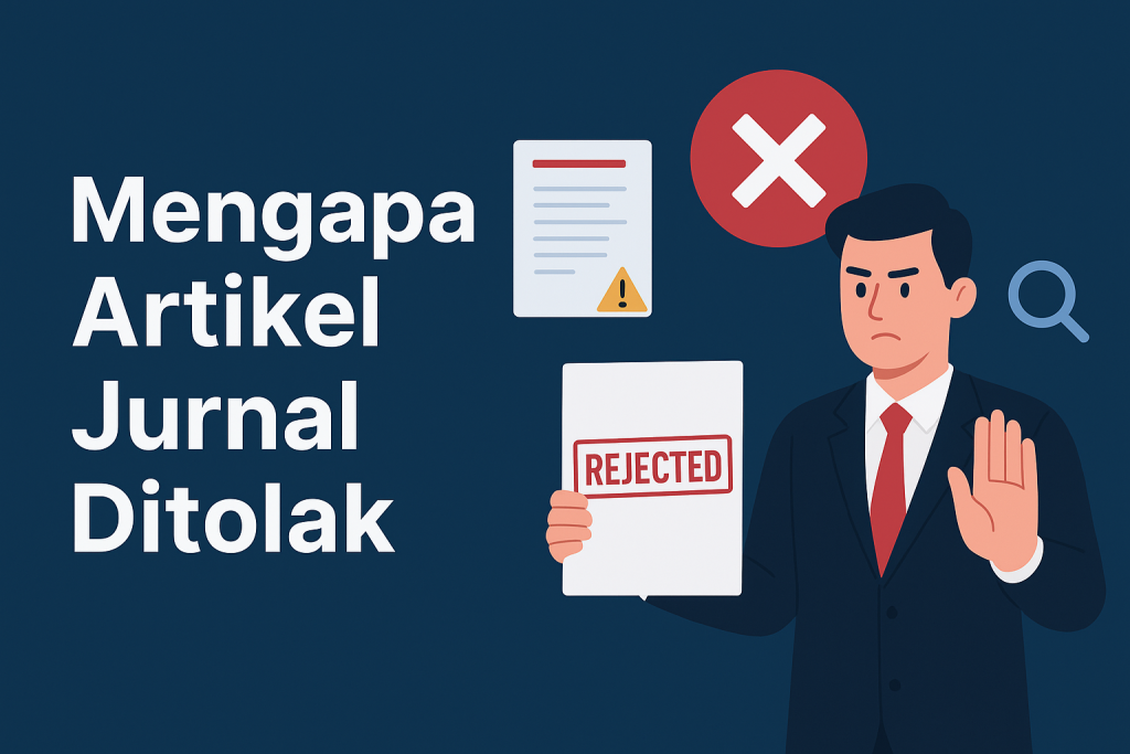artikel jurnal di tolak